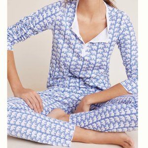 NWOT Roller Rabbit Hathi Sleep Set in blue motif